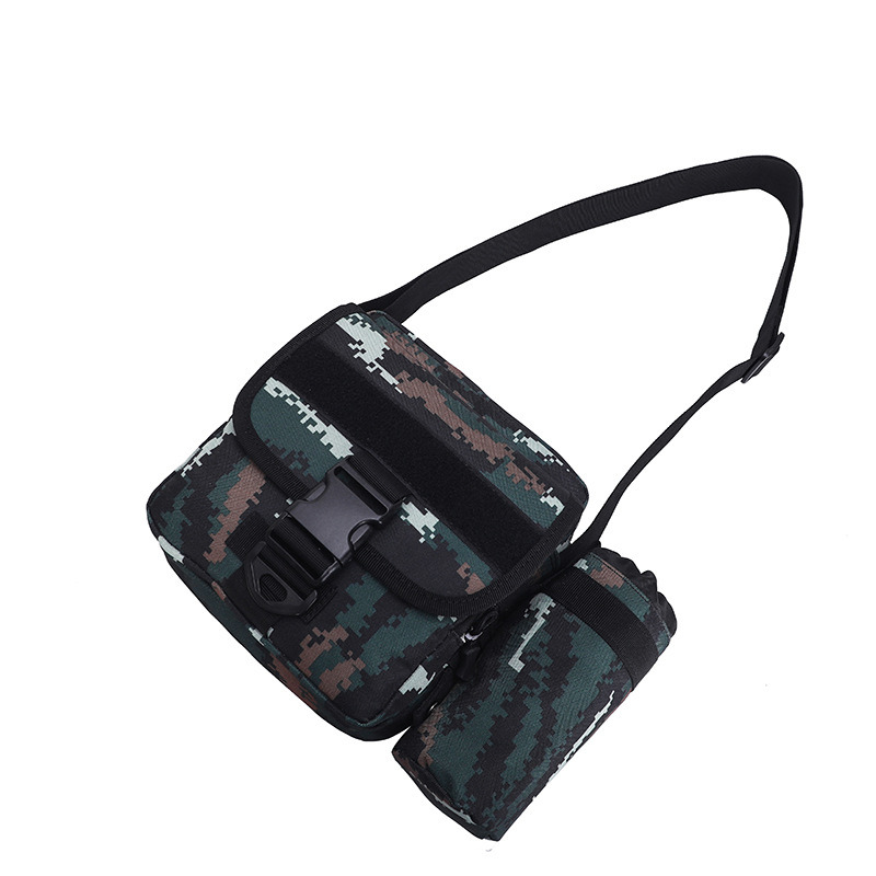 Sac bandoulière USB détachable Sac à bandoulière camouflage de grande capacité pour hommes 