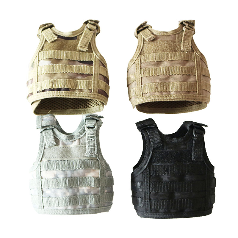 Ensemble de bouteilles de protection durables réglables, Mini gilet tactique Molle 