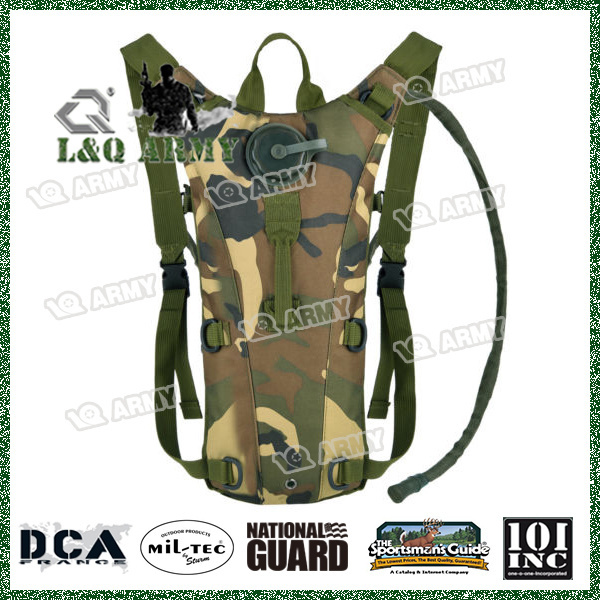 Sacs d'hydratation portables 3L, sac à dos tactique camouflage pour vélo, sac à vessie d'eau 