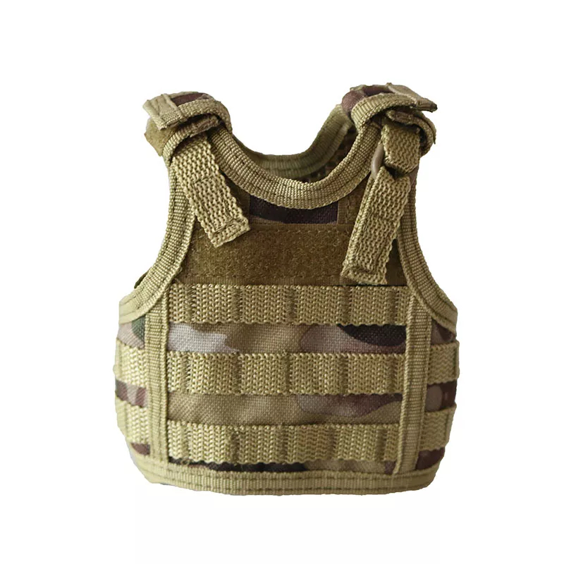 Ensemble de bouteilles de protection durables réglables, Mini gilet tactique Molle 