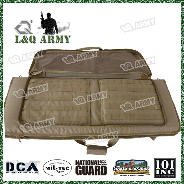 Sac pour pistolet souple de luxe pour fusil militaire double extérieur