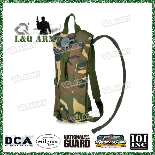 Sacs d'hydratation portables 3L, sac à dos tactique camouflage pour vélo, sac à vessie d'eau 