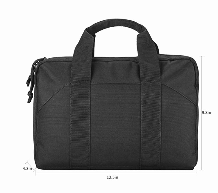 Sac de pistolet tactique portatif portatif de ménage sac de pistolet tactique multifonctionnel 