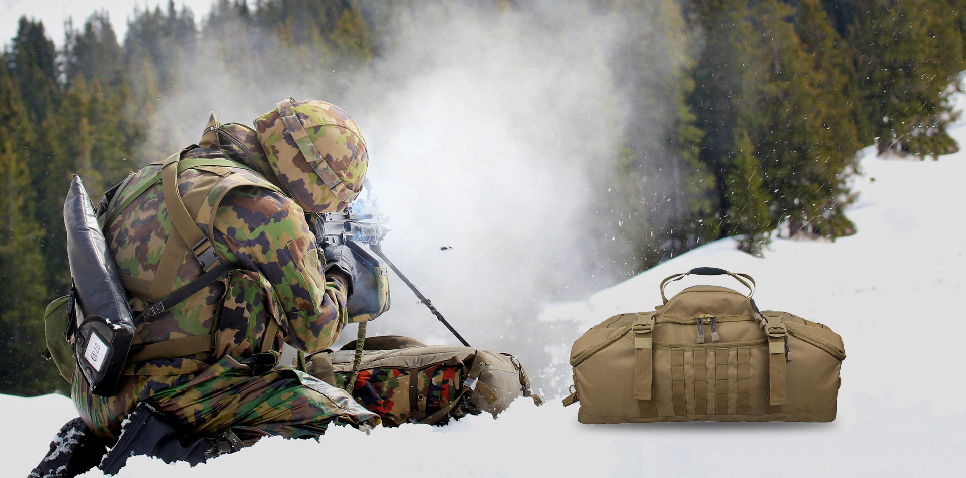 weatherproof and wear-resistant military equipment for outdoor