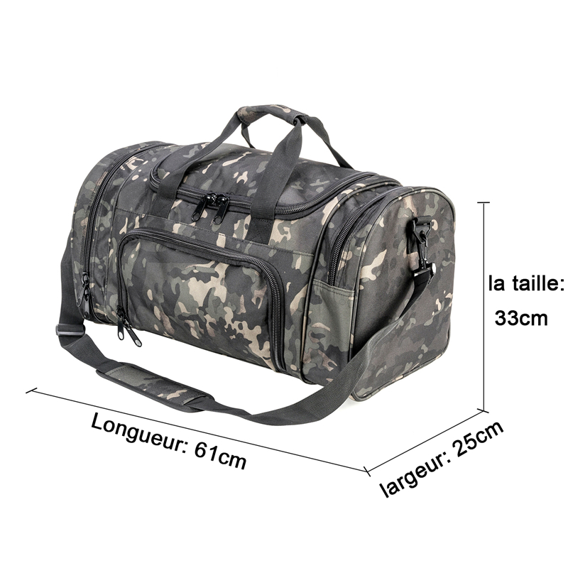 Sacs noirs camouflage LQ08032A